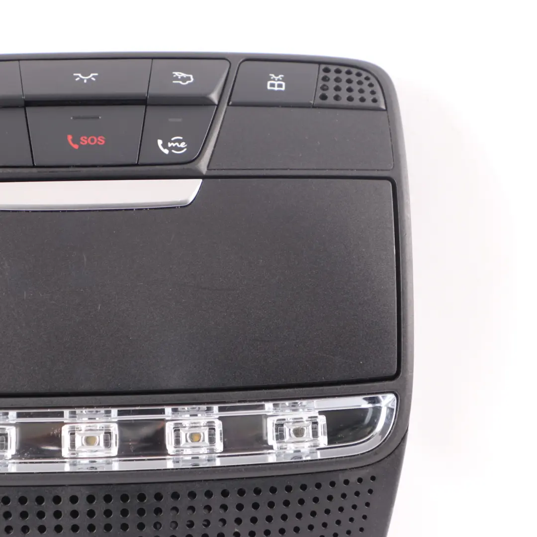 Lamp Mercedes W205 Roof Cabin Lamp Switch Panel Black Sunglasses Storage to with Part number A0009003717 Lamp Mercedes W205 Roof Cabin Lamp Switch Panel Black Sunglasses Storage - SKU A0009003717-1 - Part number A0009003717