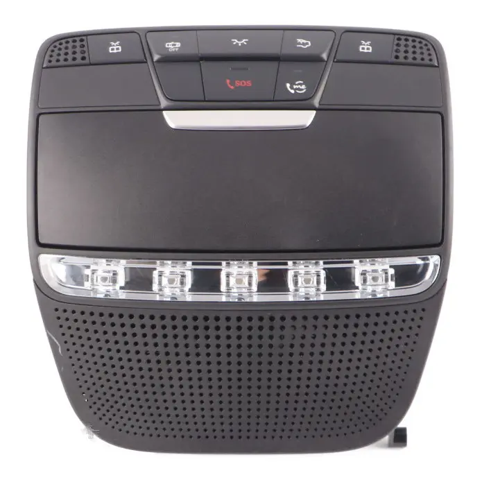  Lámpara Mercedes W205 Techo Cabina Luz Interruptor Negro Almacenamiento Negro - SKU A0009003717 - Número de pieza A0009003717