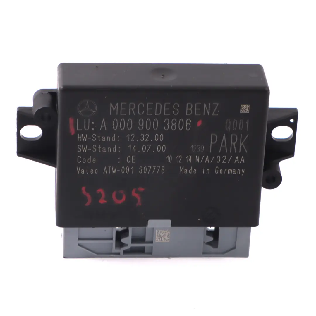 Parking Assist PDC Distance Control Unit Module Mercedes W205 Park - SKU A0009003806 - Part number A0009003806