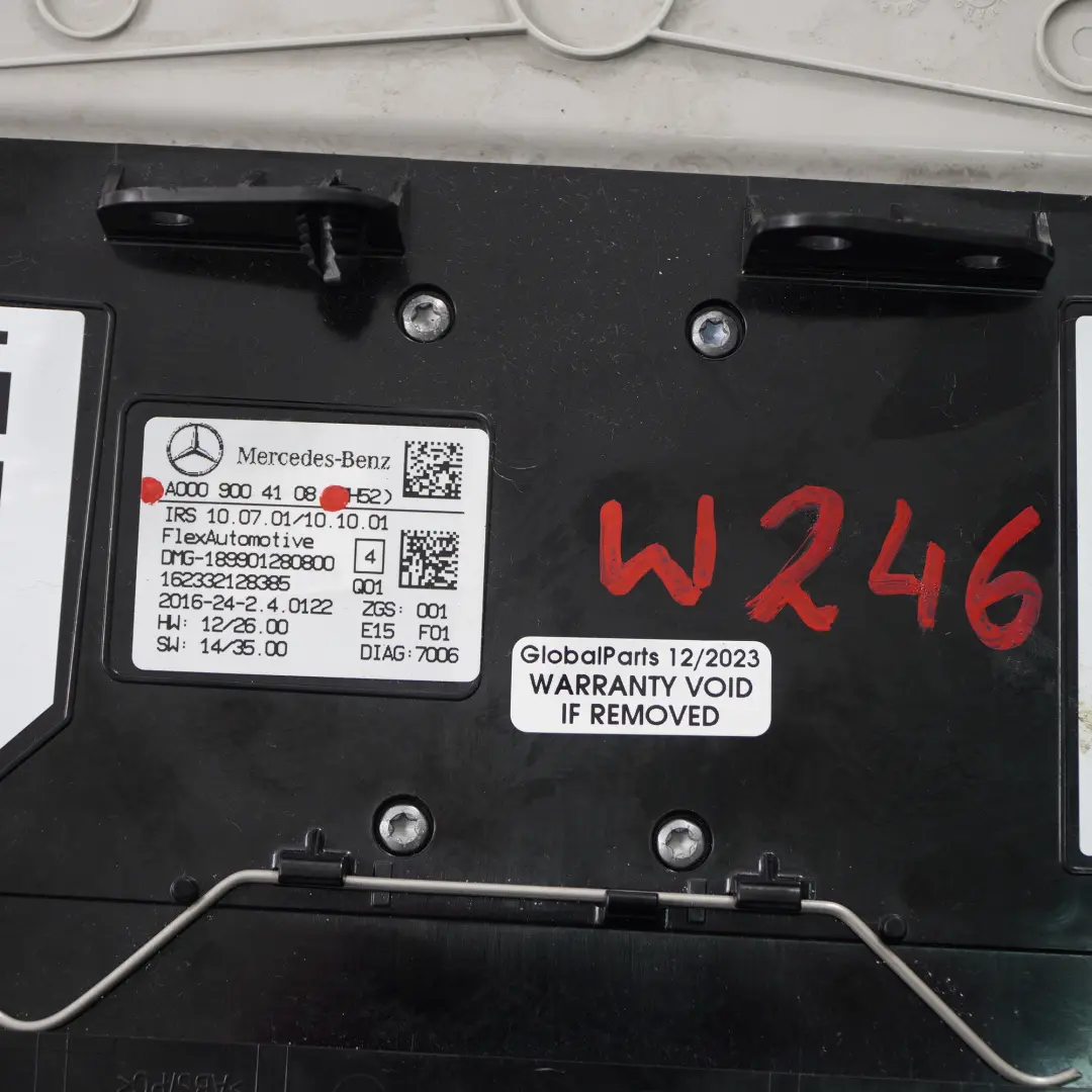 Mercedes W246 Roof Light Interior Panel Grey Sunglasses Storage - SKU A0009004108 - Part number A0009004108