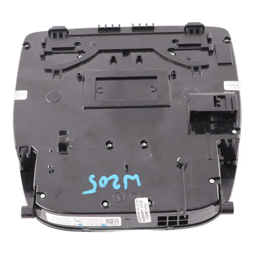  Lámpara de cabina Mercedes W205 Interoior Techo Interruptor Negro - SKU A0009004217 - Número de pieza A0009004217