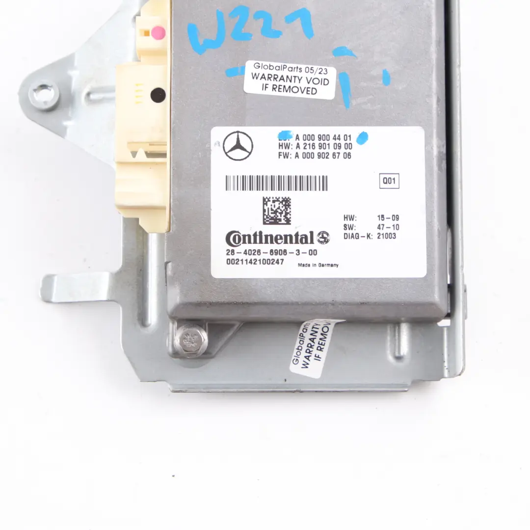 Distance Radar Module Mercedes W212 W221 Distronic Control Unit ECU to with Part number A0009004401 Distance Radar Module Mercedes W212 W221 Distronic Control Unit ECU - SKU A0009004401 - Part number A0009004401