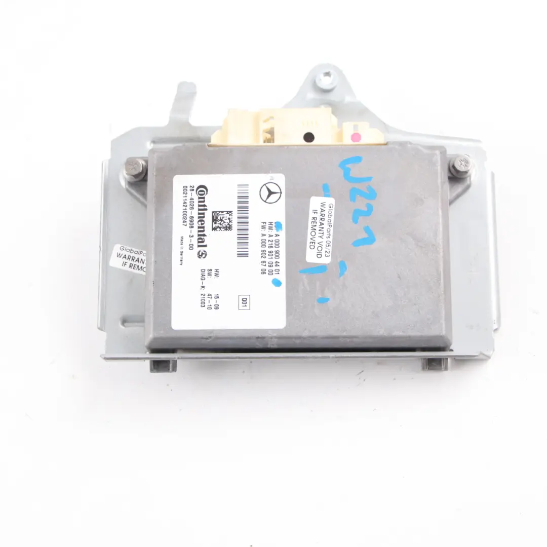 Distance Radar Module Mercedes W212 W221 Distronic Control Unit ECU to with Part number A0009004401 Distance Radar Module Mercedes W212 W221 Distronic Control Unit ECU - SKU A0009004401 - Part number A0009004401