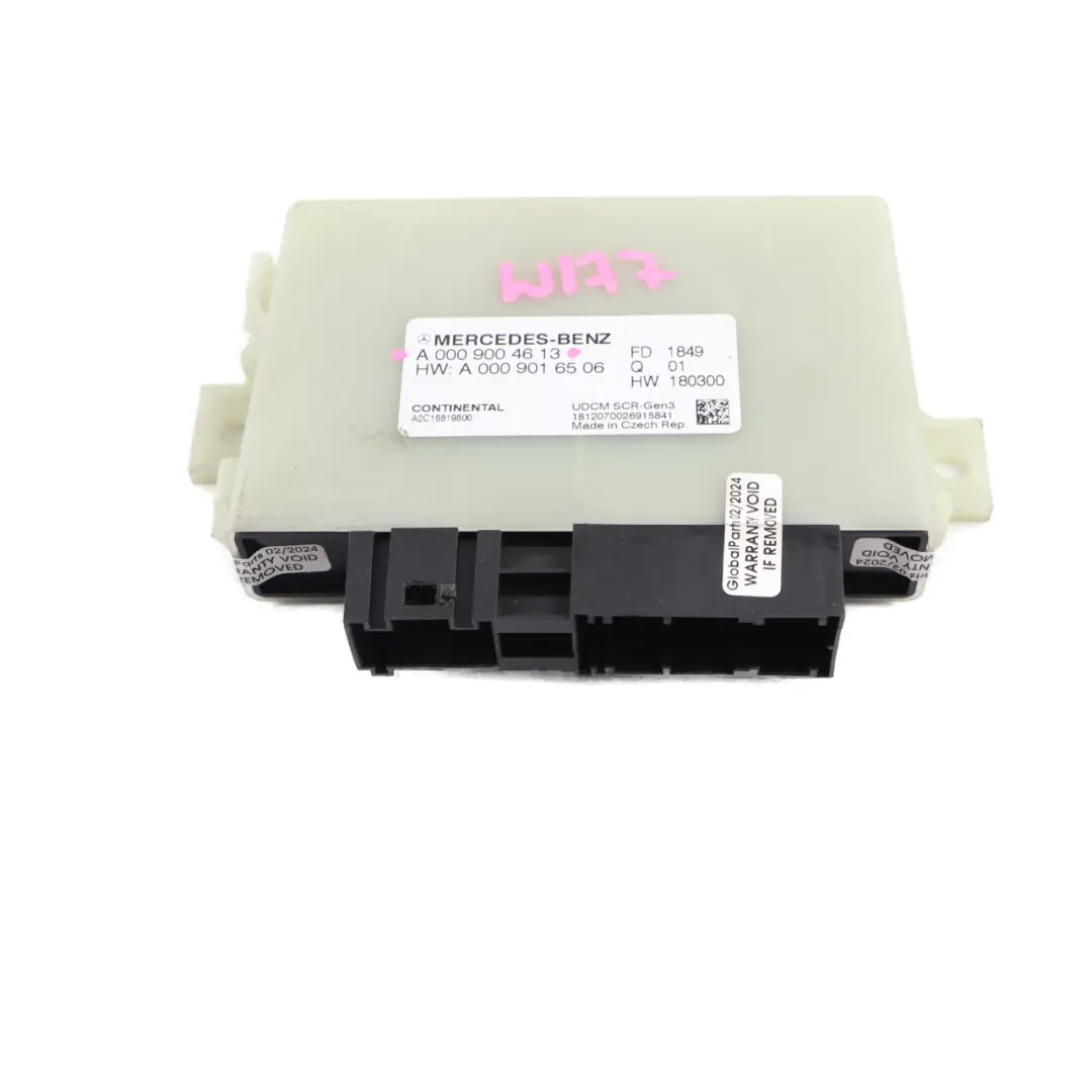 Module Mercedes W177 W205 Exhaust Gas Recirculation Unit ECU to EGR with Part number A0009004613 EGR Module Mercedes W177 W205 Exhaust Gas Recirculation Unit ECU - SKU A0009004613 - Part number A0009004613