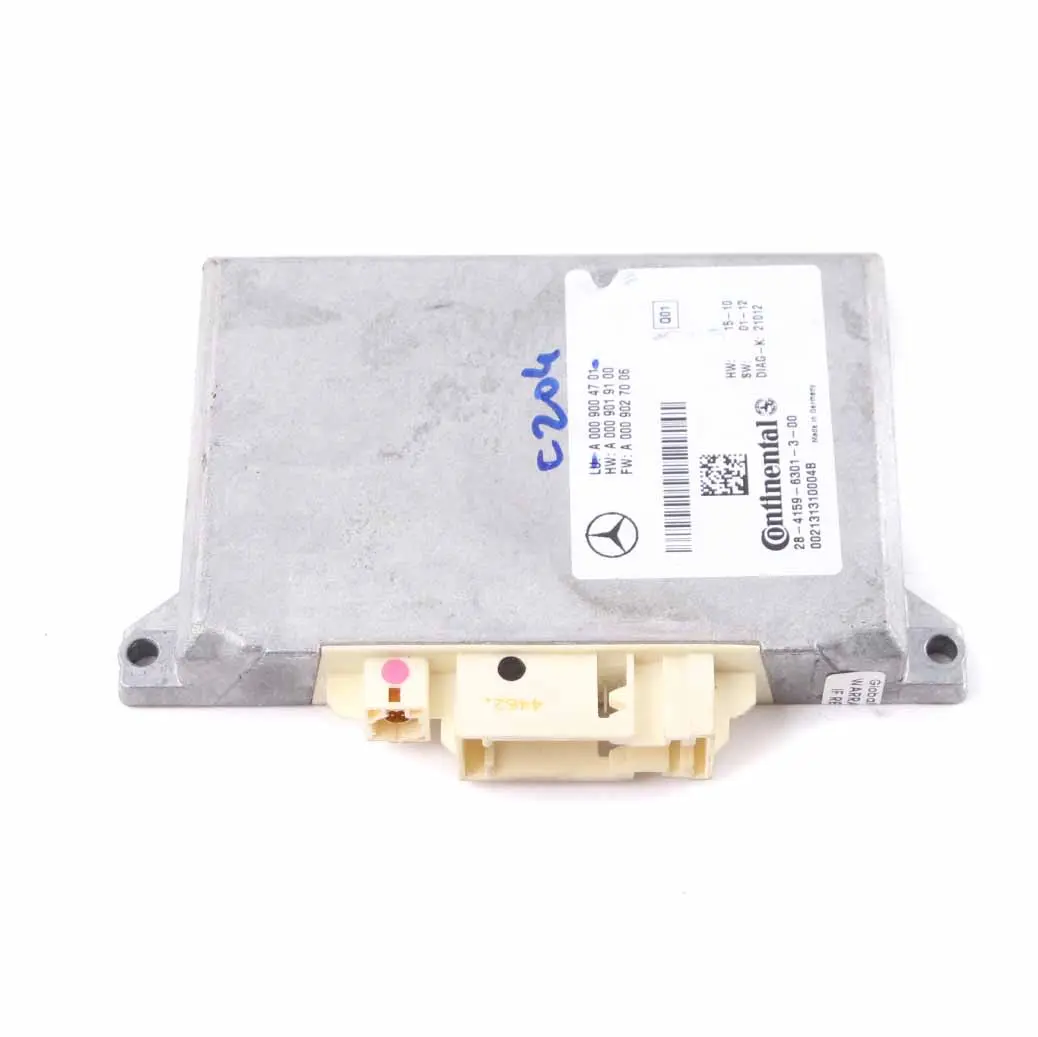 Distance Radar Module Mercedes C204 Distronic Control Unit ECU to with Part number A0009004701 Distance Radar Module Mercedes C204 Distronic Control Unit ECU - SKU A0009004701 - Part number A0009004701