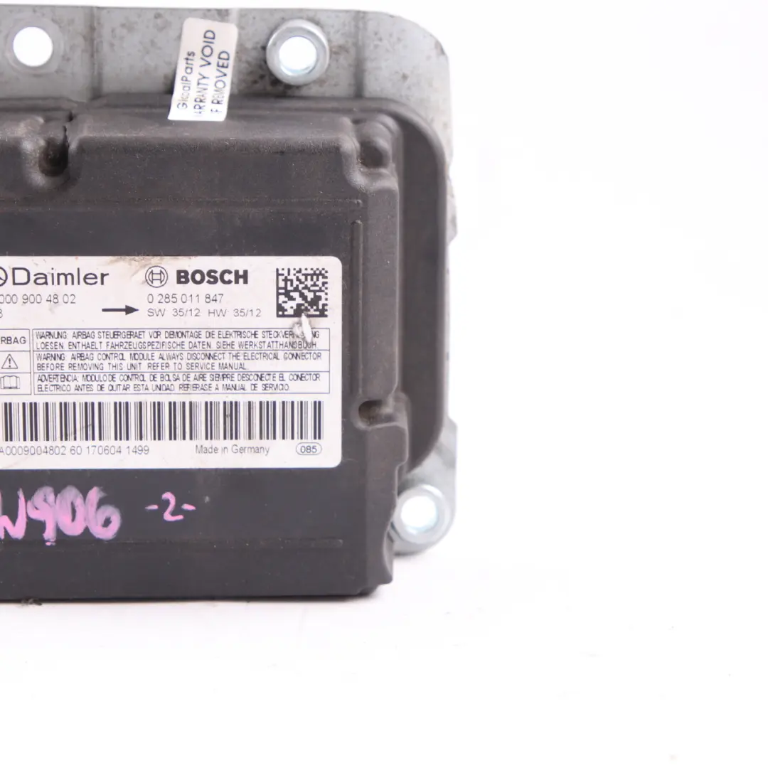 Air Module Mercedes W639 W906 ECU Control Unit Crash Impact - SKU A0009004802 - Part number A0009004802
