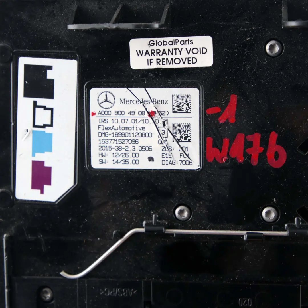 Interior Light Roof Lamp Control Unit Frame to Mercedes W176 W246 with Part number A0009004908 Mercedes W176 W246 Interior Light Roof Lamp Control Unit Frame - SKU A0009004908-1 - Part number A0009004908