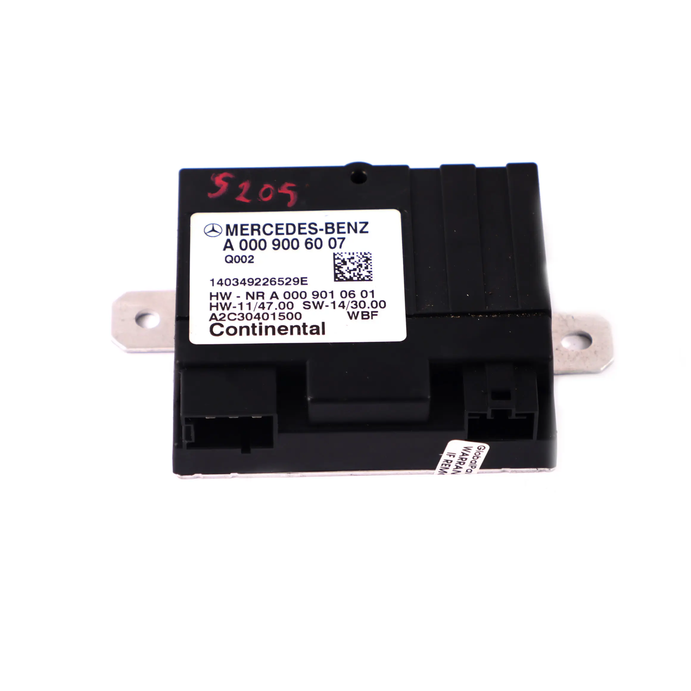 Módulo de la bomba de combustible Mercedes W205 Unidad control ECU A0009006007