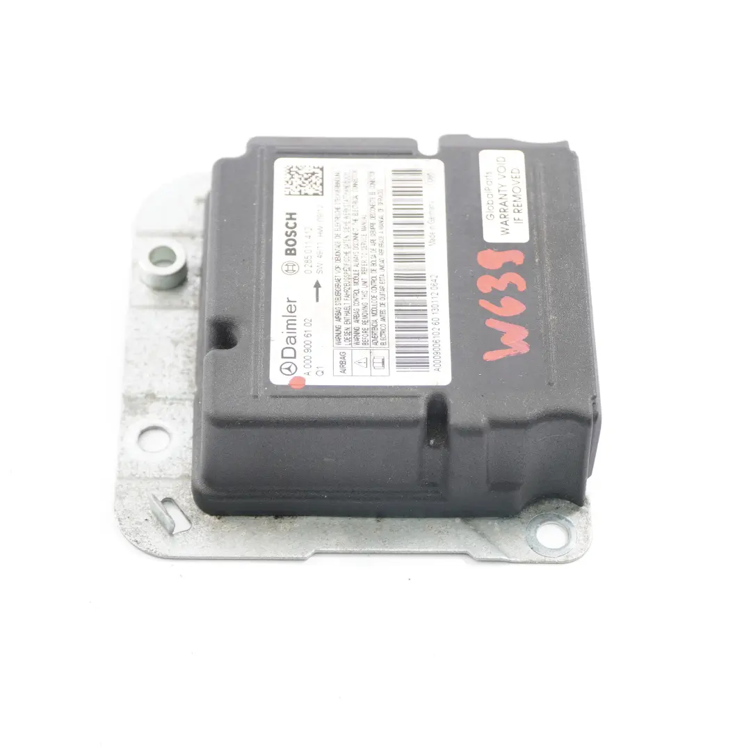 Mercedes Vito W639 ECU Steuergerät Crash Impact Modul Luftmodul - SKU A0009006102 - Teilenummer A0009006102