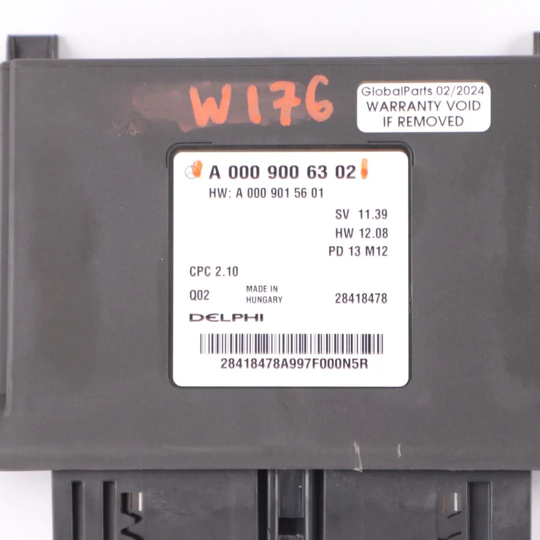 Mercedes W176 Cambio Automatico Modulo Di Controllo Centralina ECU - SKU A0009006302 - Numero di parte A0009006302
