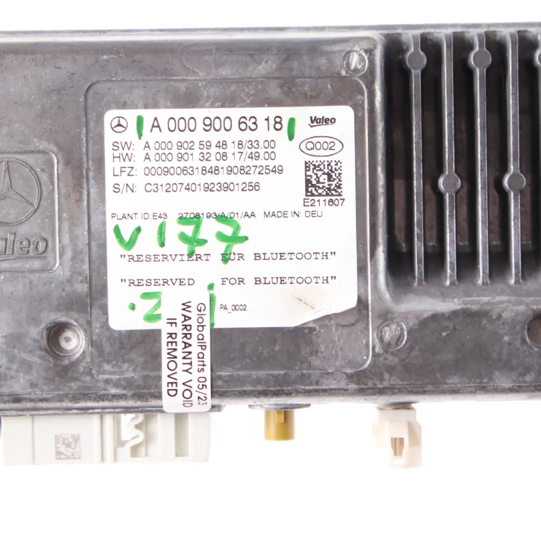 PDC Modul Mercedes W205 W213 W247 Parkassistent Parktronic Einheit für mit Teilenummer A0009006318 PDC Modul Mercedes W205 W213 W247 Parkassistent Parktronic Einheit - SKU A0009006318 - Teilenummer A0009006318