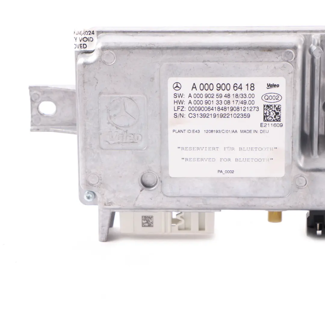 Parking Control Unit Module ECU Parktronic to Mercedes W213 with Part number A0009006418 Mercedes W213 Parking Control Unit Module ECU Parktronic - SKU A0009006418 - Part number A0009006418