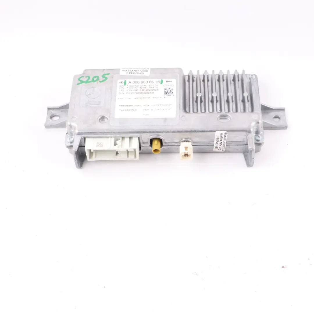 Bluetooth Module Mercedes S205 W205 W177 Active Parking Assist Control Rear to with Part number A0009006516 Bluetooth Module Mercedes S205 W205 W177 Active Parking Assist Control Rear - SKU A0009006516 - Part number A0009006516
