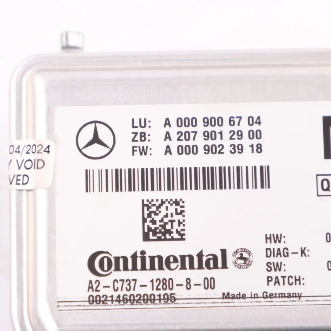 Mercedes C207 Caméra de toit de pare-brise - SKU A0009006704 - Numéro de pièce A0009006704