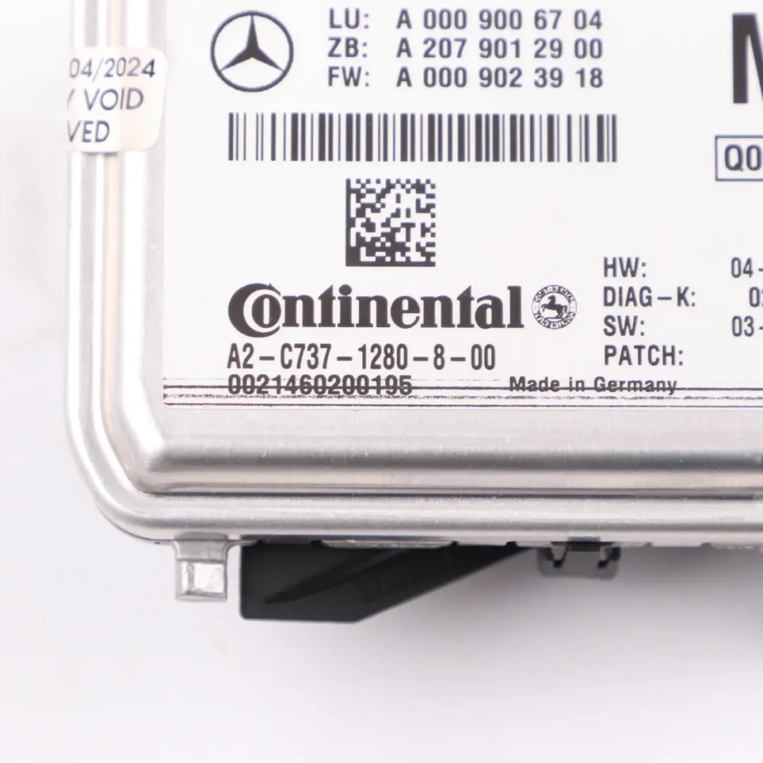 Telecamera superiore parabrezza per Mercedes C207 con numero di parte A0009006704 Mercedes C207 Telecamera superiore parabrezza - SKU A0009006704 - Numero di parte A0009006704