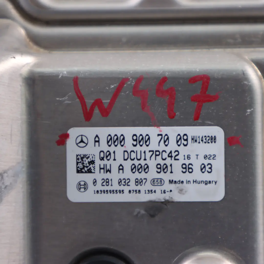Mercedes Vito W447 Diesel Adblue Módulo Unidad de Control ECU - SKU A0009007009 - Número de pieza A0009007009
