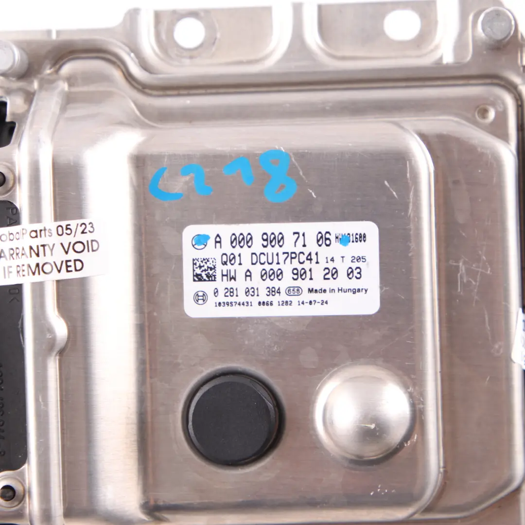 W218 Engine Control Unit ECU Module to Mercedes CLS with Part number A0009007106 Mercedes CLS W218 Engine Control Unit ECU Module - SKU A0009007106 - Part number A0009007106