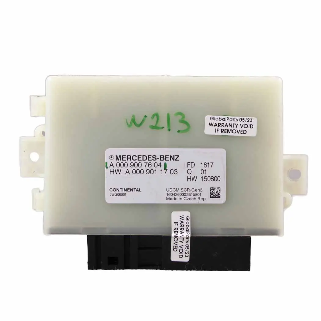  Adblue Module Mercedes W205 W213 W177 W907 SCR Control Unit EGR ECU - SKU A0009007604 - Part number A0009007604