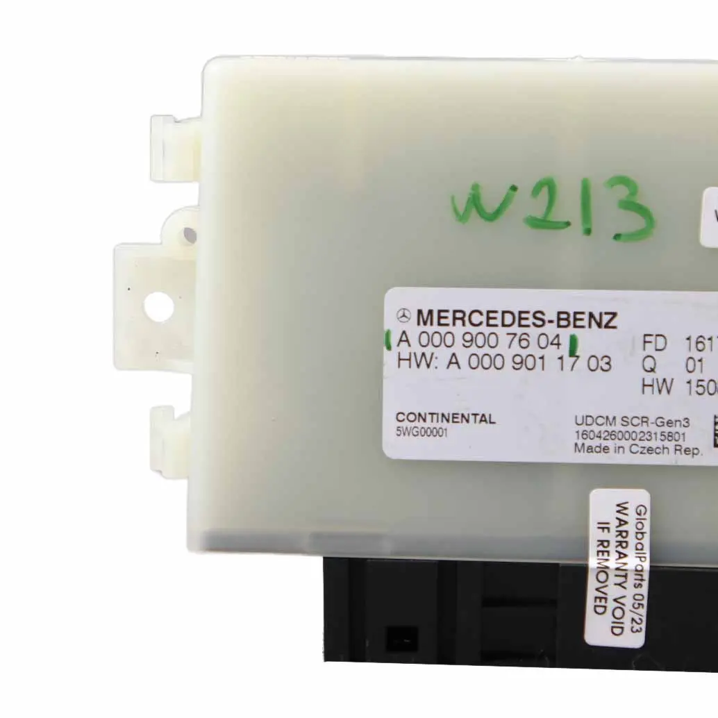  Adblue Module Mercedes W205 W213 W177 W907 SCR Control Unit EGR ECU - SKU A0009007604 - Part number A0009007604