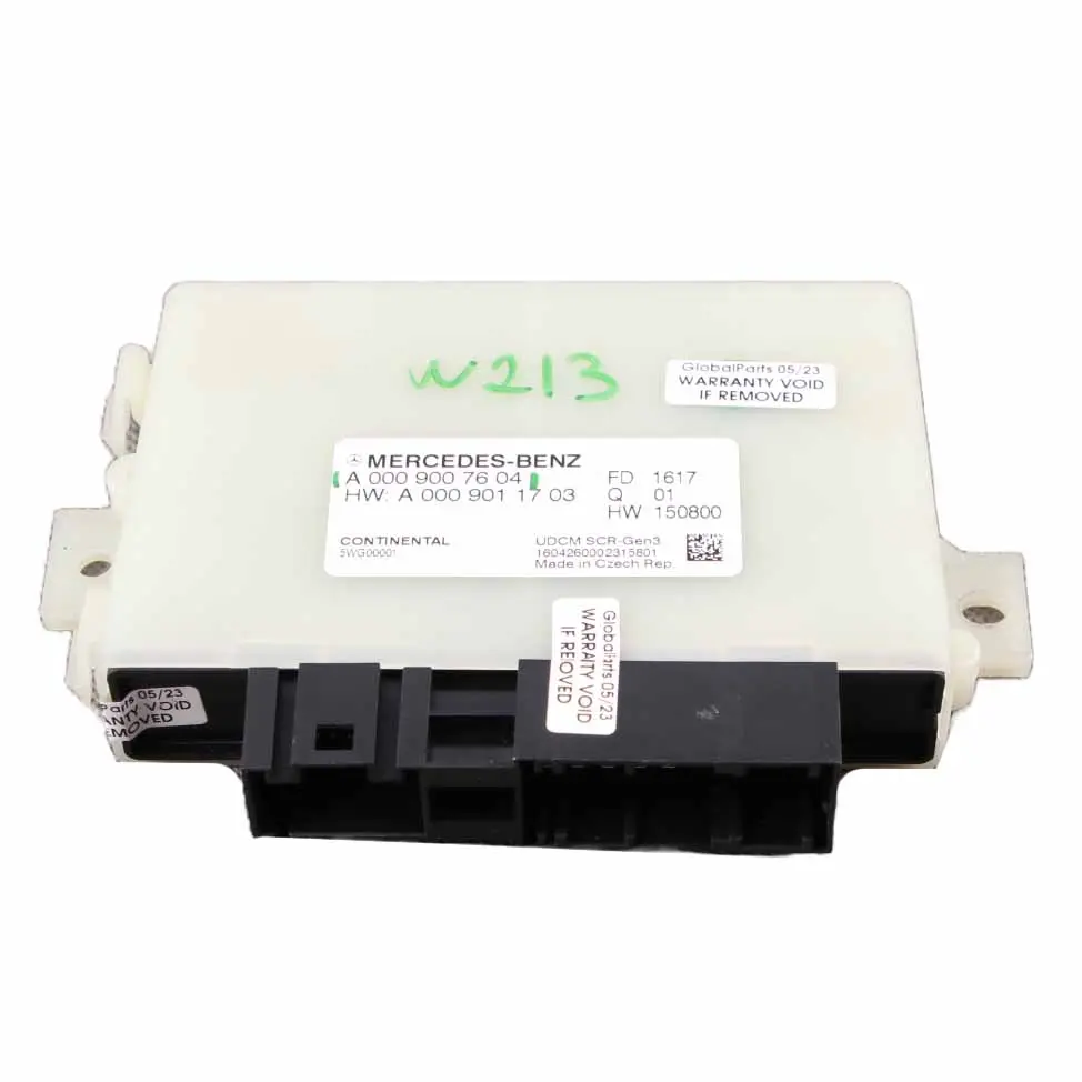 W907 SCR Module Adblue Control Unit EGR ECU pour Mercedes W205 W213 W177 à propos du numéro de pièce A0009007604 Mercedes W205 W213 W177 W907 SCR Module Adblue Control Unit EGR ECU - SKU A0009007604 - Numéro de pièce A0009007604