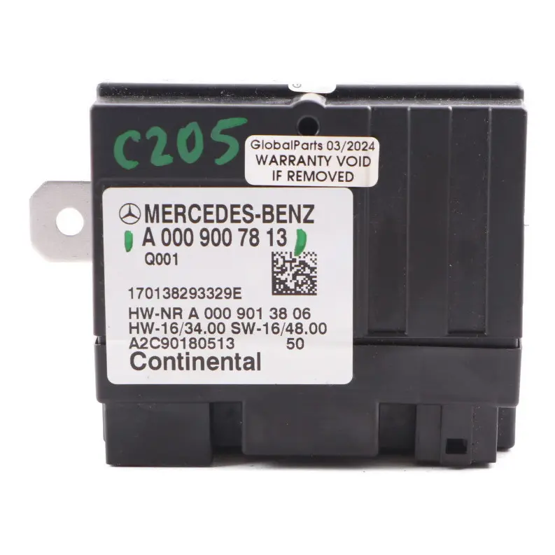 Pump Module Mercedes W205 W222 W238 Control Unit ECU to Fuel with Part number A0009007813 Fuel Pump Module Mercedes W205 W222 W238 Control Unit ECU - SKU A0009007813 - Part number A0009007813