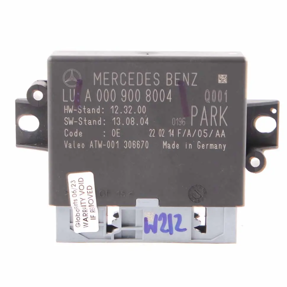 Parking Module Mercedes W207 W212 PDC Distance Control Unit ECU to with Part number A0009008004 Parking Module Mercedes W207 W212 PDC Distance Control Unit ECU - SKU A0009008004 - Part number A0009008004