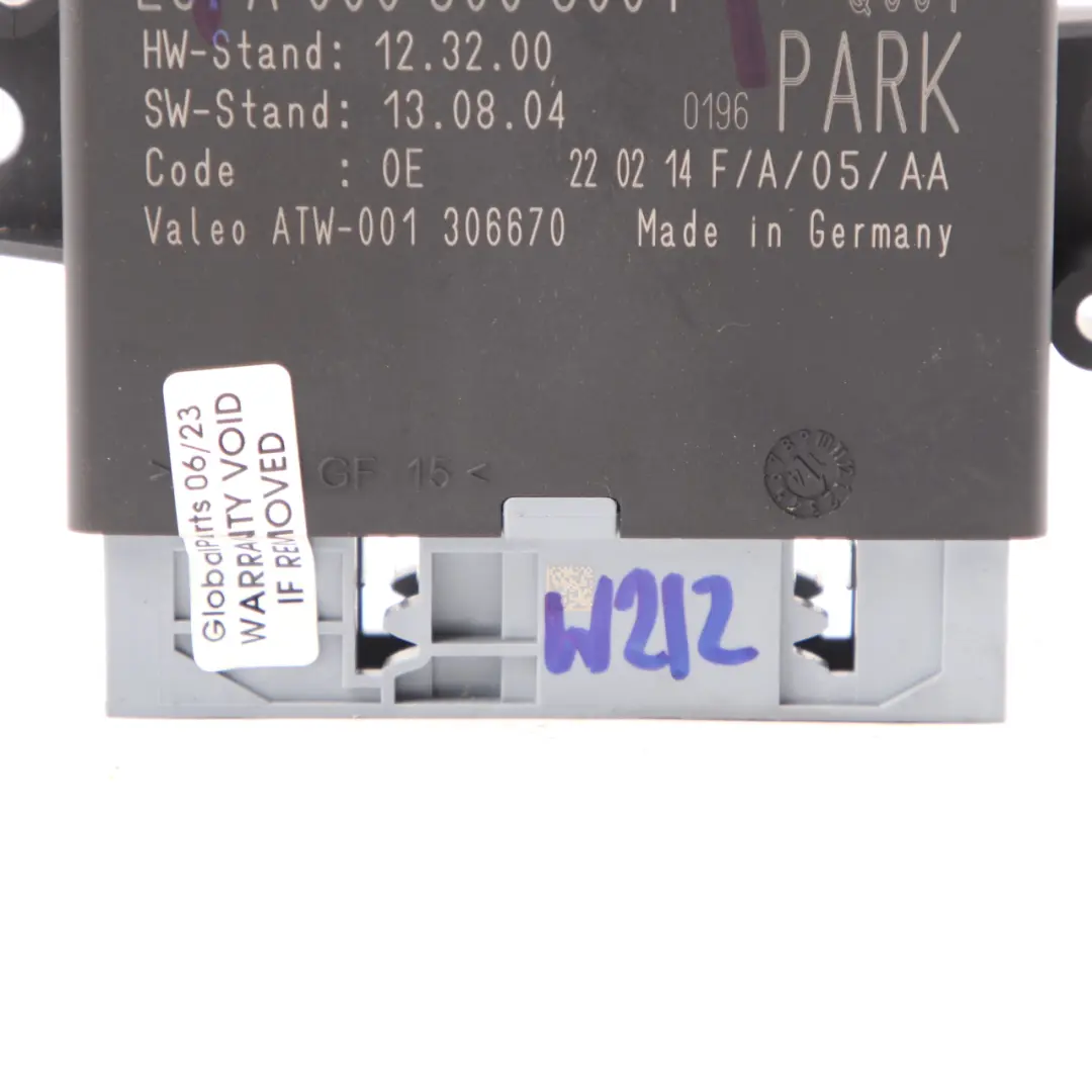 Parking Module Mercedes W207 W212 PDC Distance Control Unit ECU  - SKU A0009008004 - Part number A0009008004