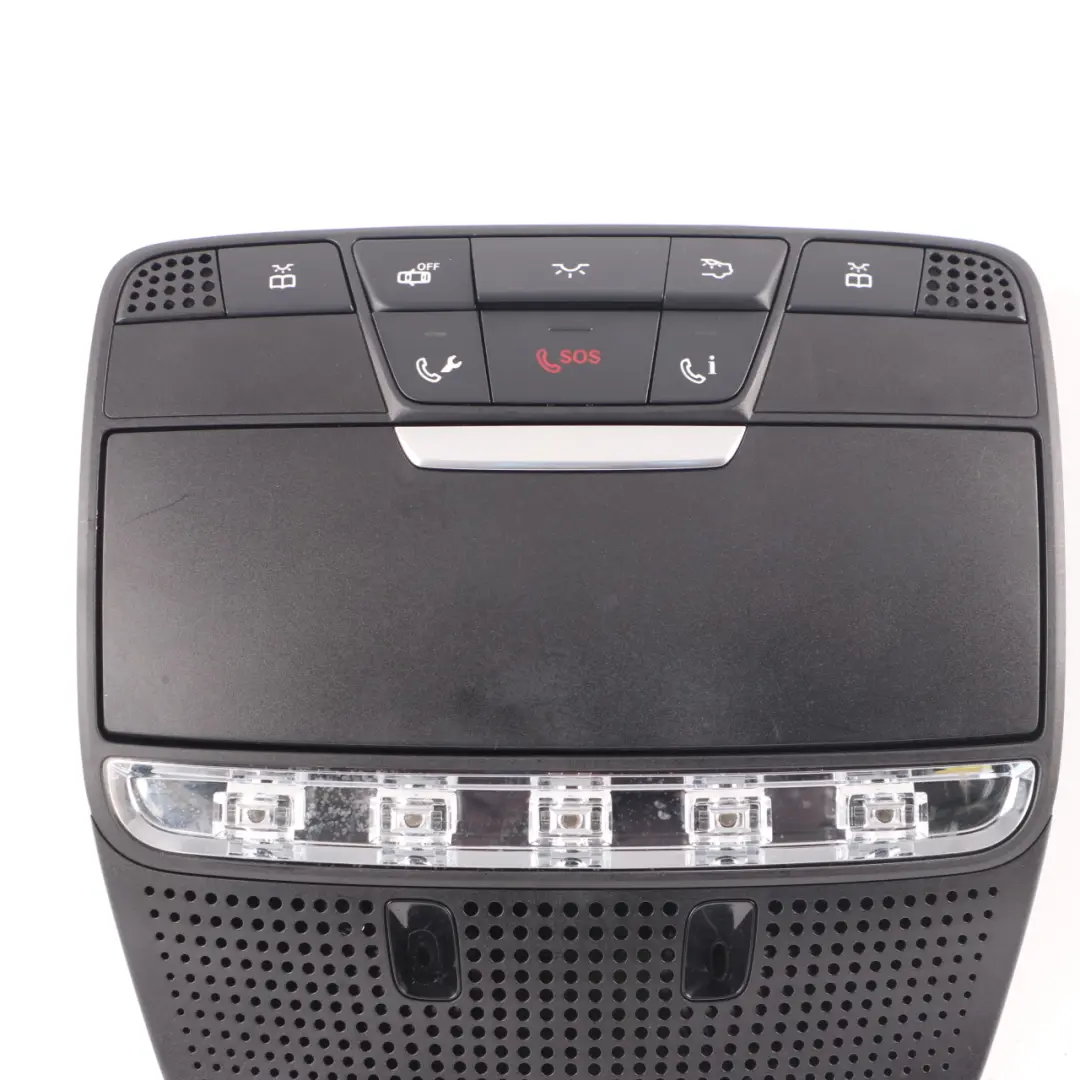 Luz de Techo Sun Glasses Almacenamiento Panel Interruptor Negro para Mercedes W205 con número de pieza A0009008207 Mercedes W205 Luz de Techo Sun Glasses Almacenamiento Panel Interruptor Negro - SKU A0009008207 - Número de pieza A0009008207