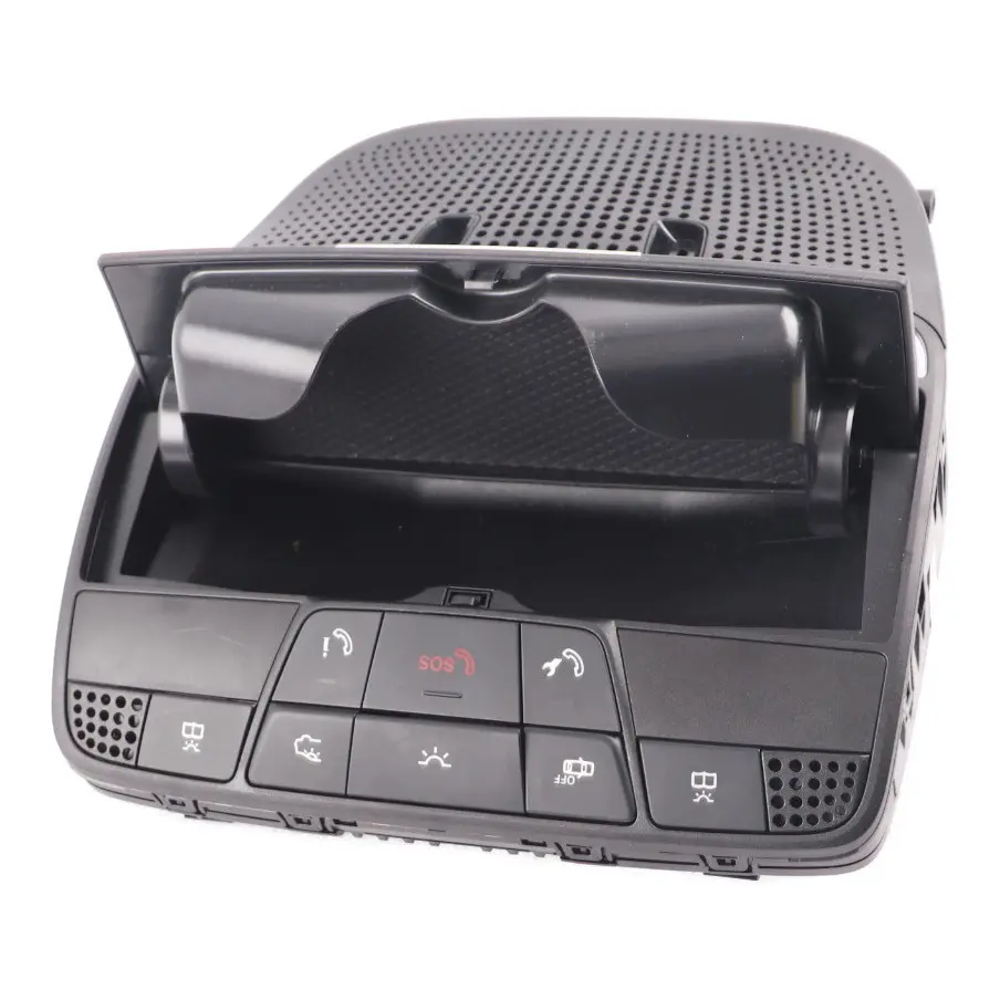 Mercedes W205 Lampada tetto Occhiali sole Pannello interruttore stoccaggio Nero - SKU A0009008207 - Numero di parte A0009008207