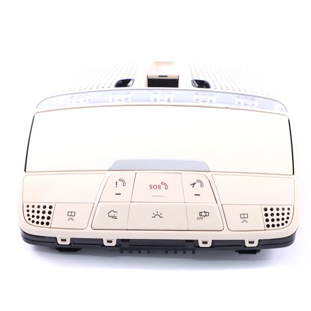 Lumière intérieure Mercedes X253 Panneau d'interrupteurs toit cabine porcelaine pour à propos du numéro de pièce A0009008215 Lumière intérieure Mercedes X253 Panneau d'interrupteurs toit cabine porcelaine - SKU A0009008215 - Numéro de pièce A0009008215