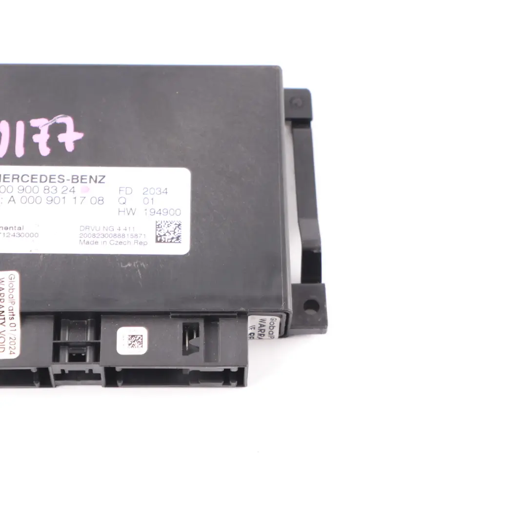 Gearbox Control Unit Module ECU to Mercedes W177 W205 W247 Automatic with Part number A0009008324 Mercedes W177 W205 W247 Automatic Gearbox Control Unit Module ECU - SKU A0009008324 - Part number A0009008324