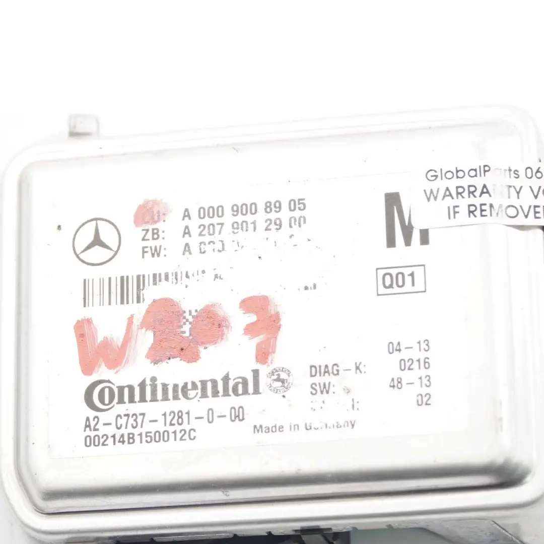 W207 W212 W246 Moduł Kamera Szyby Przód do Mercedes o numerze A0009008905 Mercedes W207 W212 W246 Moduł Kamera Szyby Przód - SKU A0009008905 - Numer Części A0009008905