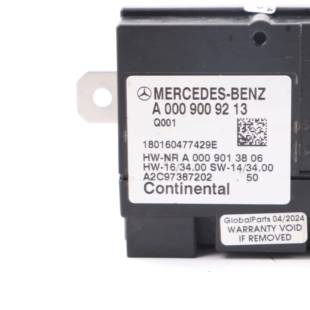Mercedes W447 Kraft stoff pumpen Steuer modul - SKU A0009009213 - Teilenummer A0009009213