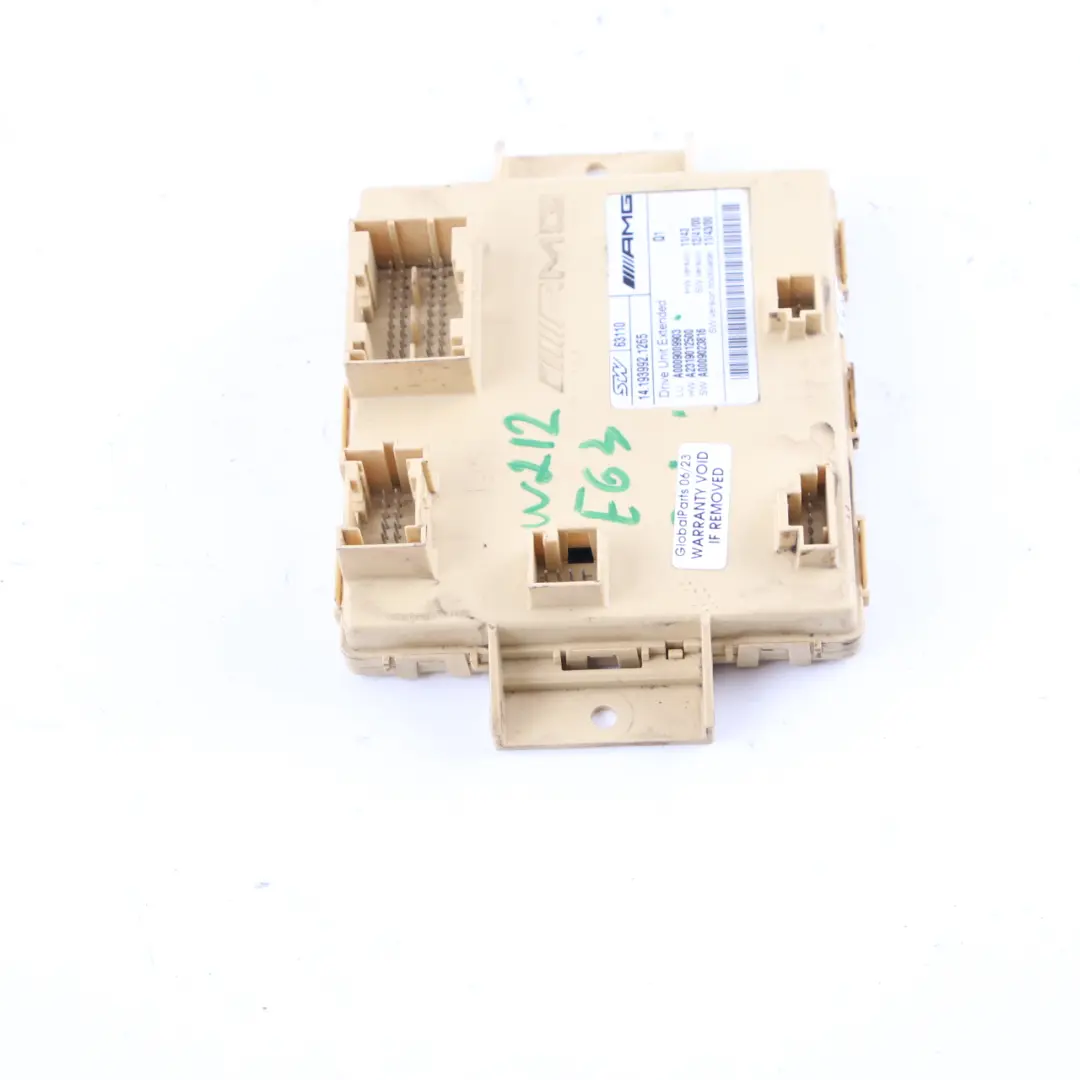 Mercedes W212 E63 AMG Drive Unit Extended Control Module ECU - SKU A0009009903 - Part number A0009009903