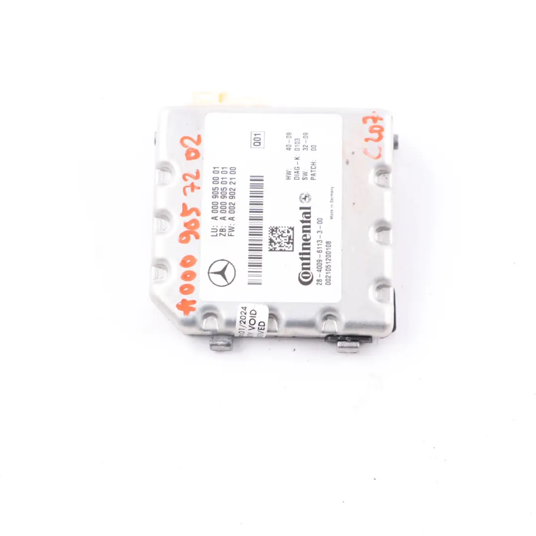 Windscreen Camera Mercedes W207 W221 Front Windshield Module Unit to with Part number A0009050001 Windscreen Camera Mercedes W207 W221 Front Windshield Module Unit - SKU A0009050001 - Part number A0009050001