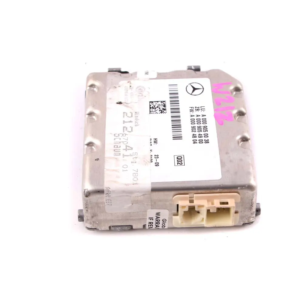 Purpose Módulo unidad control cámara parabrisas para Mercedes W212 Multi con número de pieza A0009050038 Mercedes W212 Multi Purpose Módulo unidad control cámara parabrisas - SKU A0009050038 - Número de pieza A0009050038