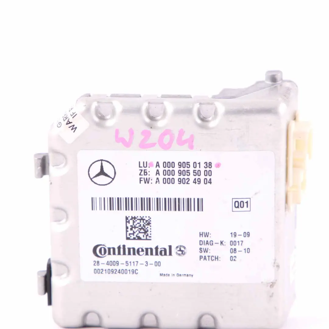 Modulo Unità Controllo Telecamera Parabrezza Multiuso A0009050338 per Mercedes W212 con numero di parte A0009050138 Mercedes W212 Modulo Unità Controllo Telecamera Parabrezza Multiuso A0009050338 - SKU A0009050138 - Numero di parte A0009050138