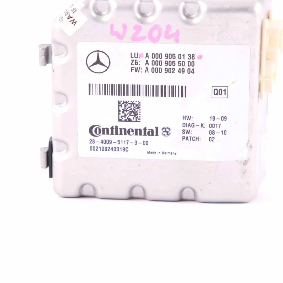 Modulo Unità Controllo Telecamera Parabrezza Multiuso A0009050338 per Mercedes W212 con numero di parte A0009050138 Mercedes W212 Modulo Unità Controllo Telecamera Parabrezza Multiuso A0009050338 - SKU A0009050138 - Numero di parte A0009050138