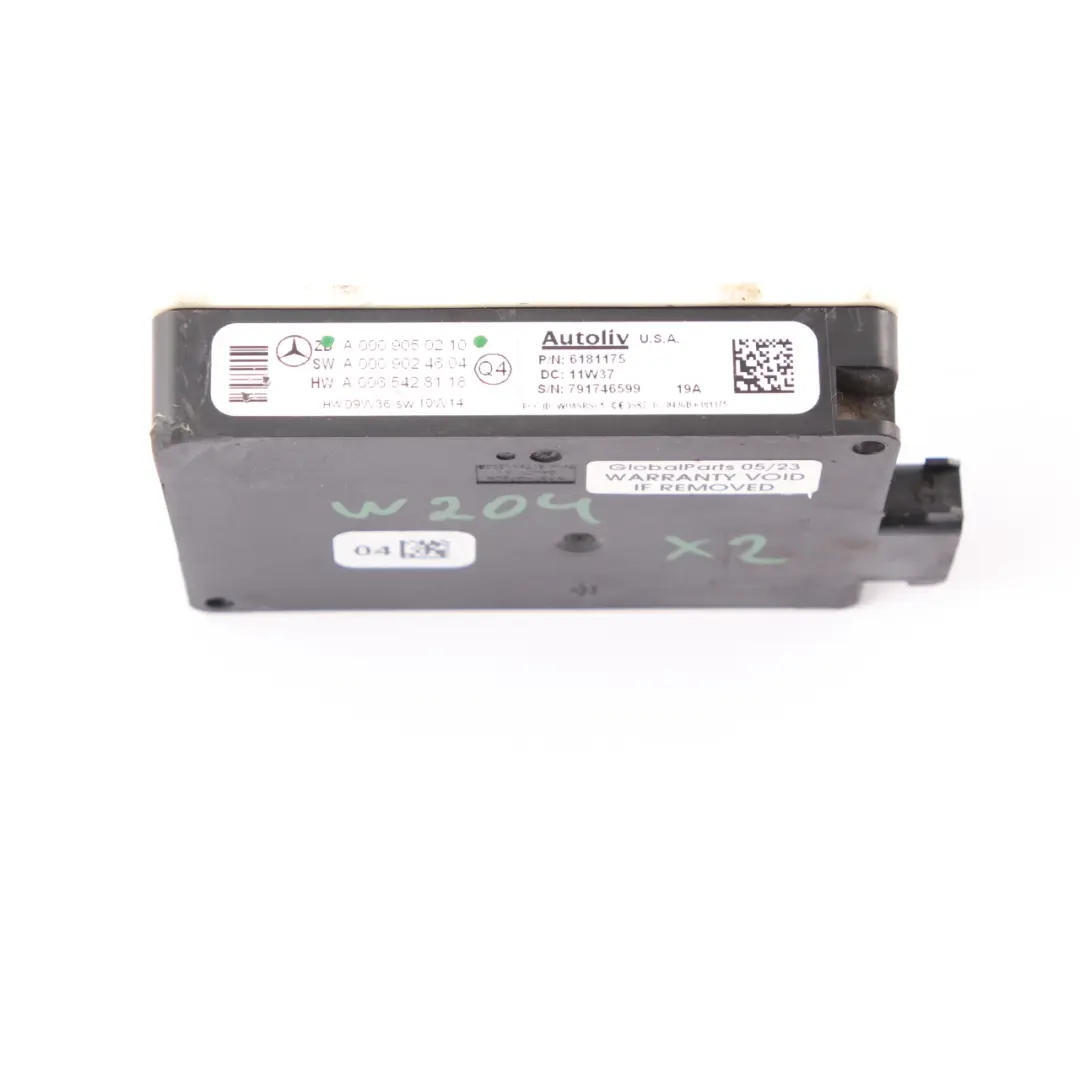 Mercedes W204 W212 Blind Spot Radar Sensor Rear Left Right N/O/S - SKU A0009050210 - Part number A0009050210