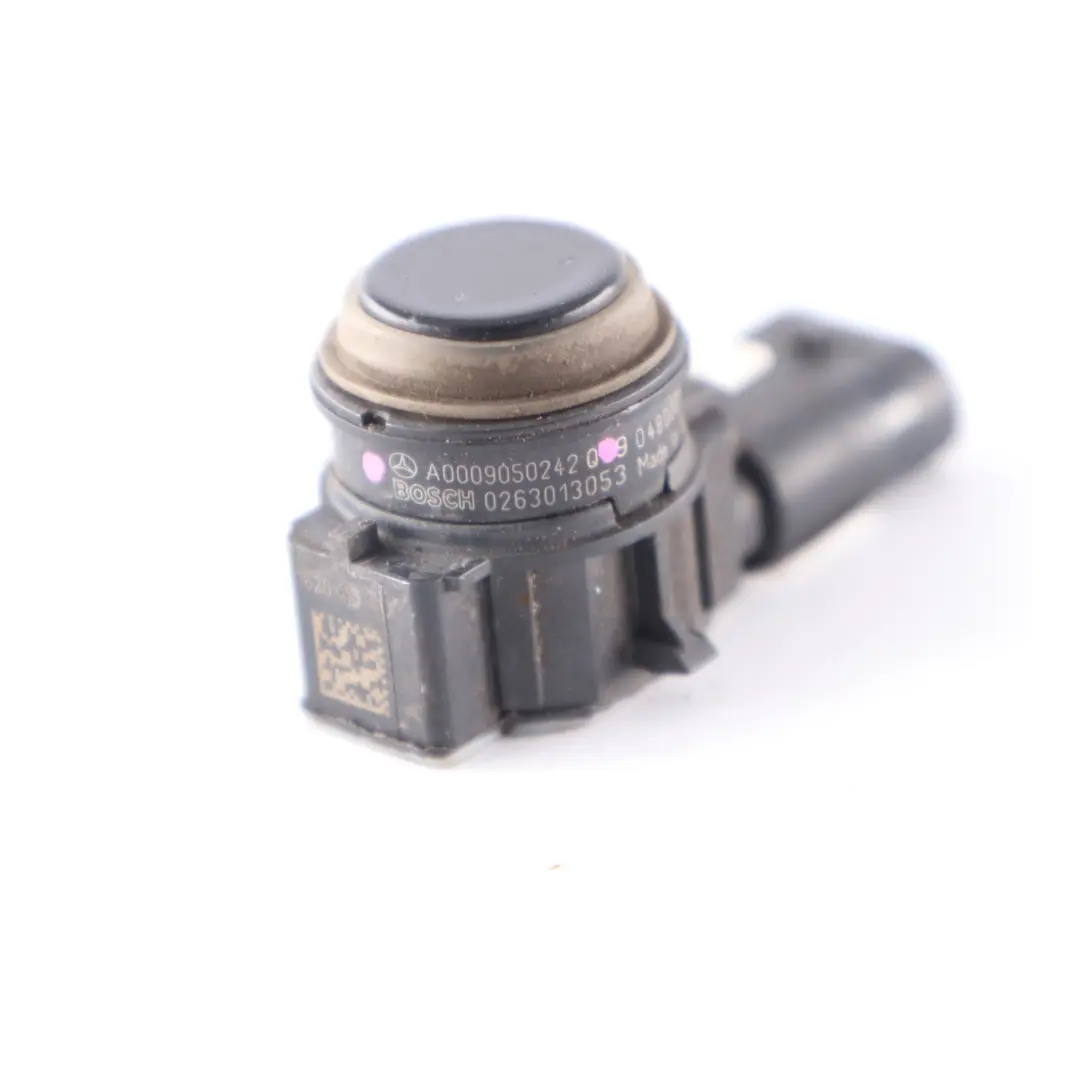Mercedes W176 Parachoques delantero trasero Sensor de aparcamiento PDC Negro 191 - SKU A0009050242-KB - Número de pieza A0009050242