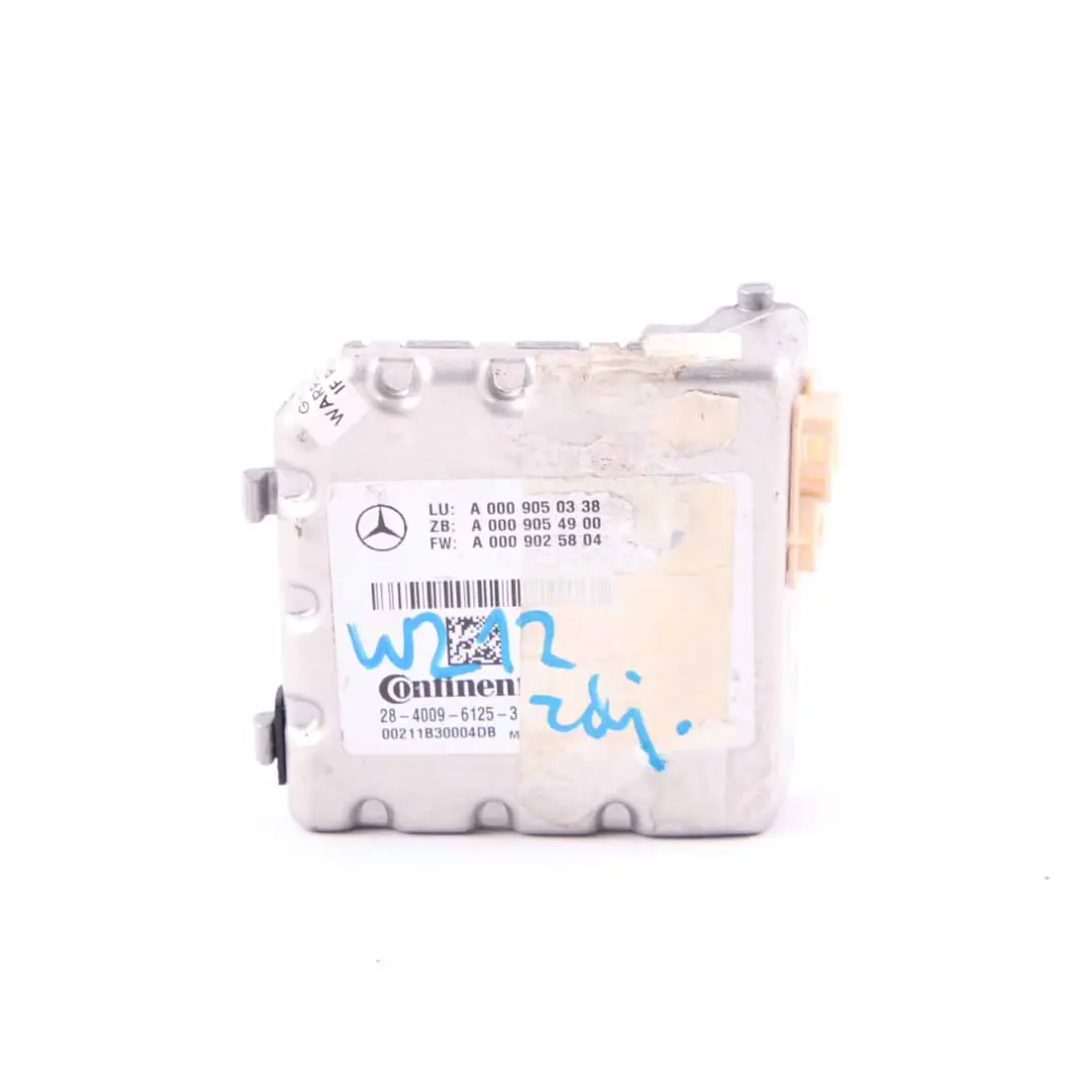 Modulo Unità Controllo Telecamera Parabrezza Multiuso per Mercedes W212 con numero di parte A0009050338 Mercedes W212 Modulo Unità Controllo Telecamera Parabrezza Multiuso - SKU A0009050338 - Numero di parte A0009050338