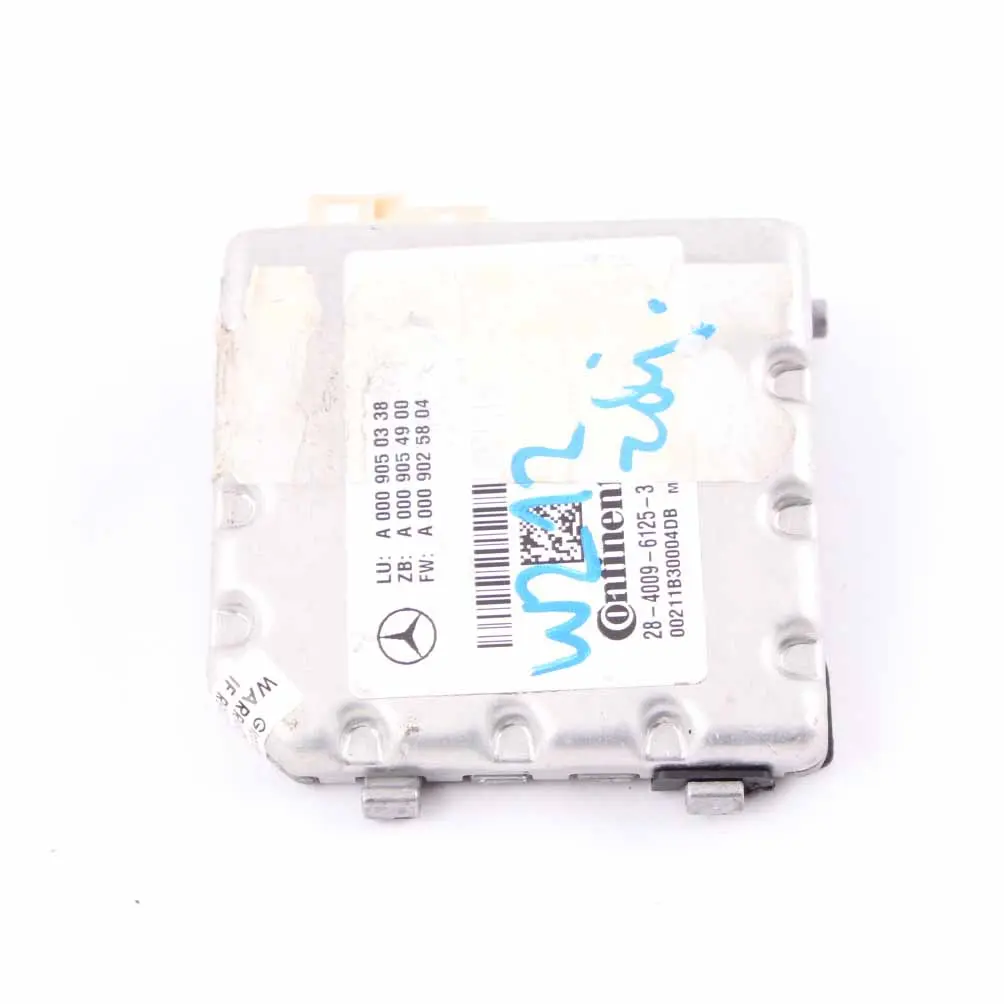 Modulo Unità Controllo Telecamera Parabrezza Multiuso per Mercedes W212 con numero di parte A0009050338 Mercedes W212 Modulo Unità Controllo Telecamera Parabrezza Multiuso - SKU A0009050338 - Numero di parte A0009050338