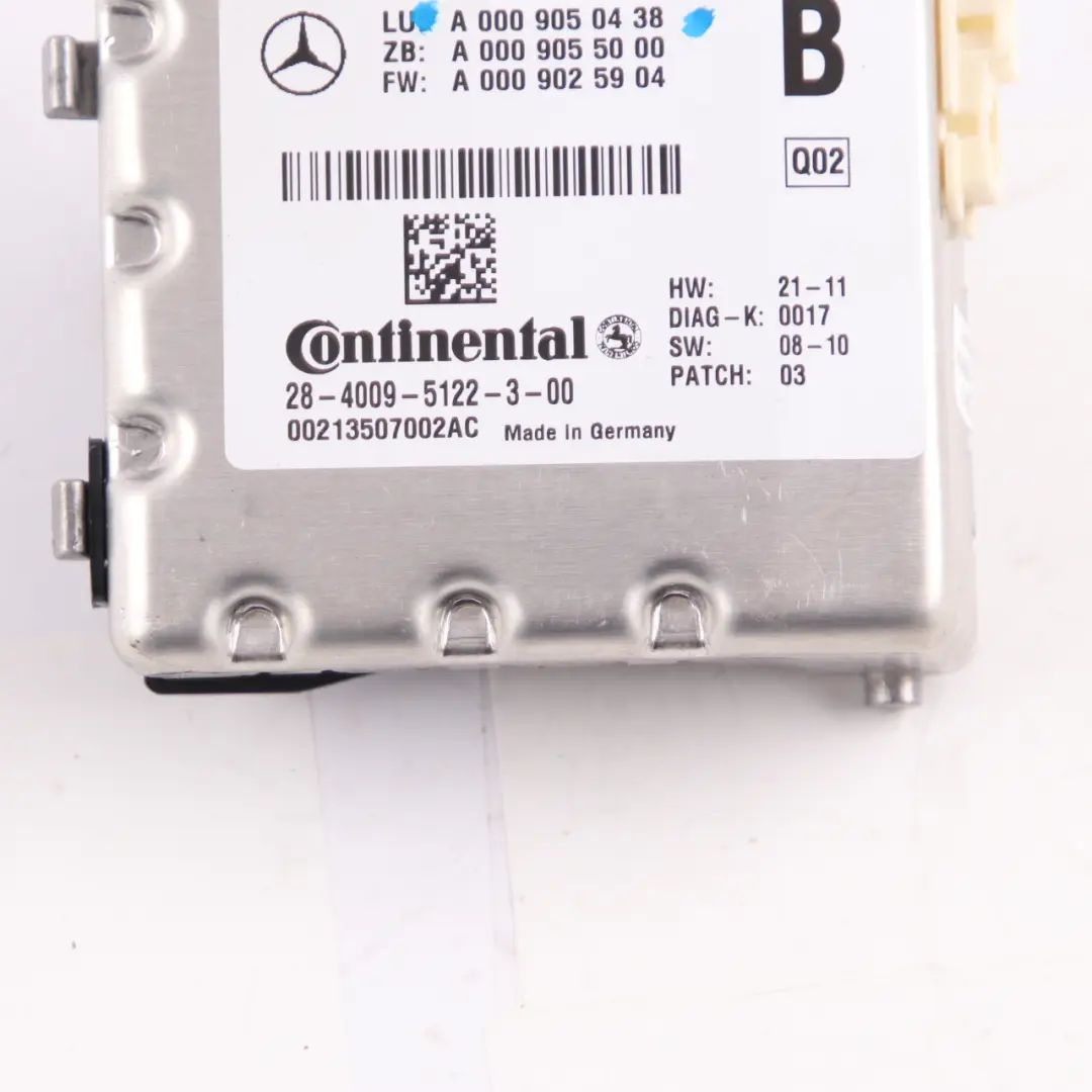 Telecamera parabrezza Mercedes W204 W212 Unità parabrezza anteriore per con numero di parte A0009050438 Telecamera parabrezza Mercedes W204 W212 Unità parabrezza anteriore - SKU A0009050438 - Numero di parte A0009050438