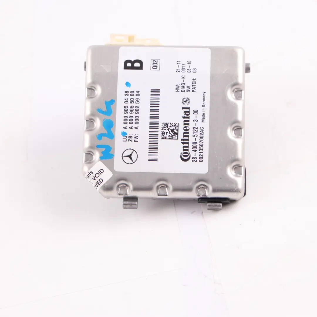  Caméra pare-brise Mercedes W204 W212 Unité caméra pare-brise avant - SKU A0009050438 - Numéro de pièce A0009050438