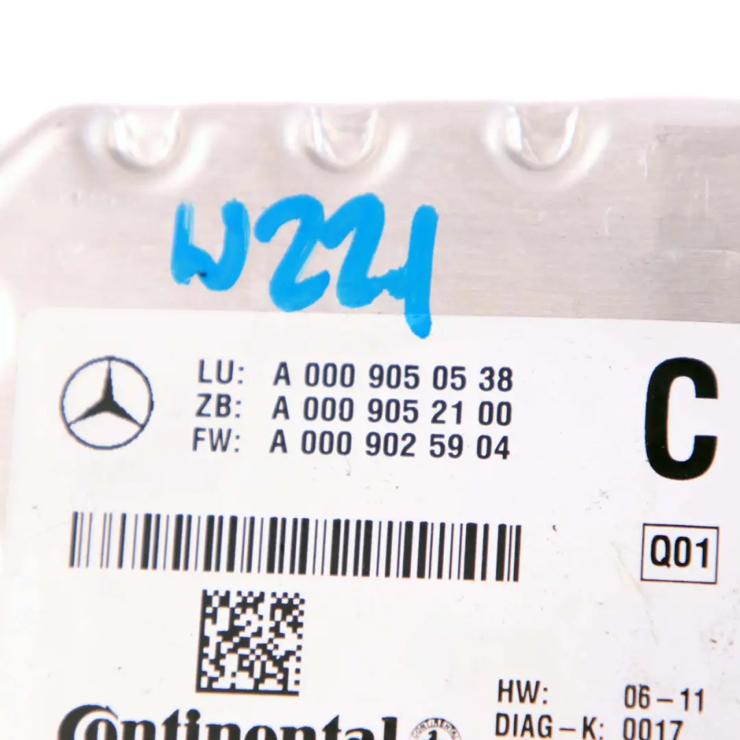  Mercedes-Benz S-Class W221 Multi Purpose Camera Control Unit Module - SKU A0009050538 - Part number A0009050538