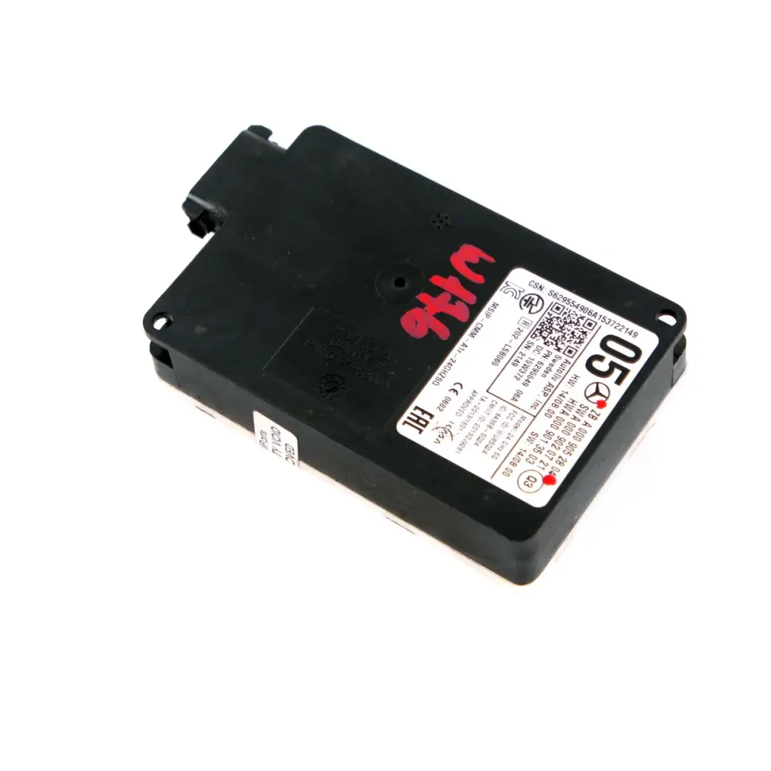 Sensor de radar Mercedes W176 W207 W246 Módulo de unidad frontal para con número de pieza A0009052804 Sensor de radar Mercedes W176 W207 W246 Módulo de unidad frontal - SKU A0009052804 - Número de pieza A0009052804