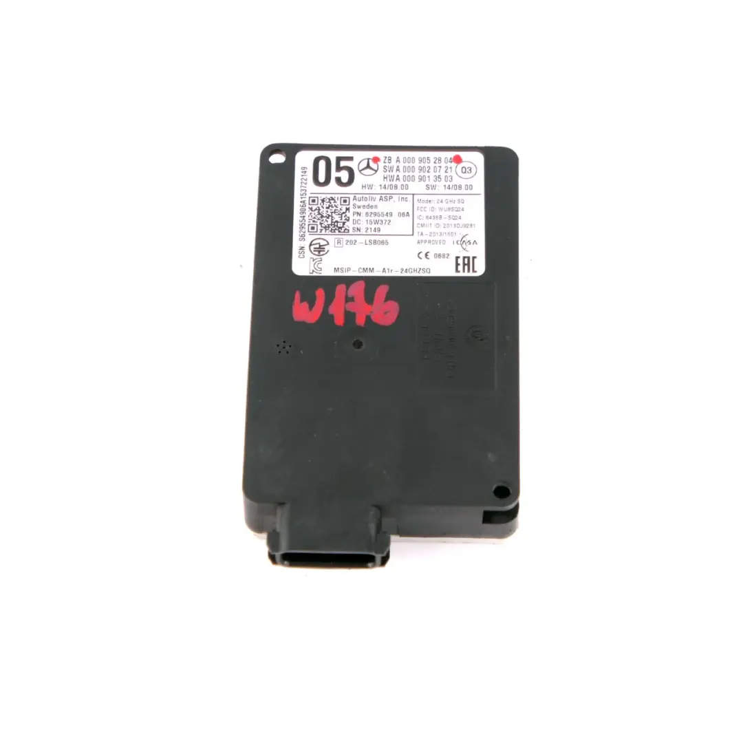  Radar Sensor Mercedes W176 W207 W246 Front Control Unit Module - SKU A0009052804 - Part number A0009052804