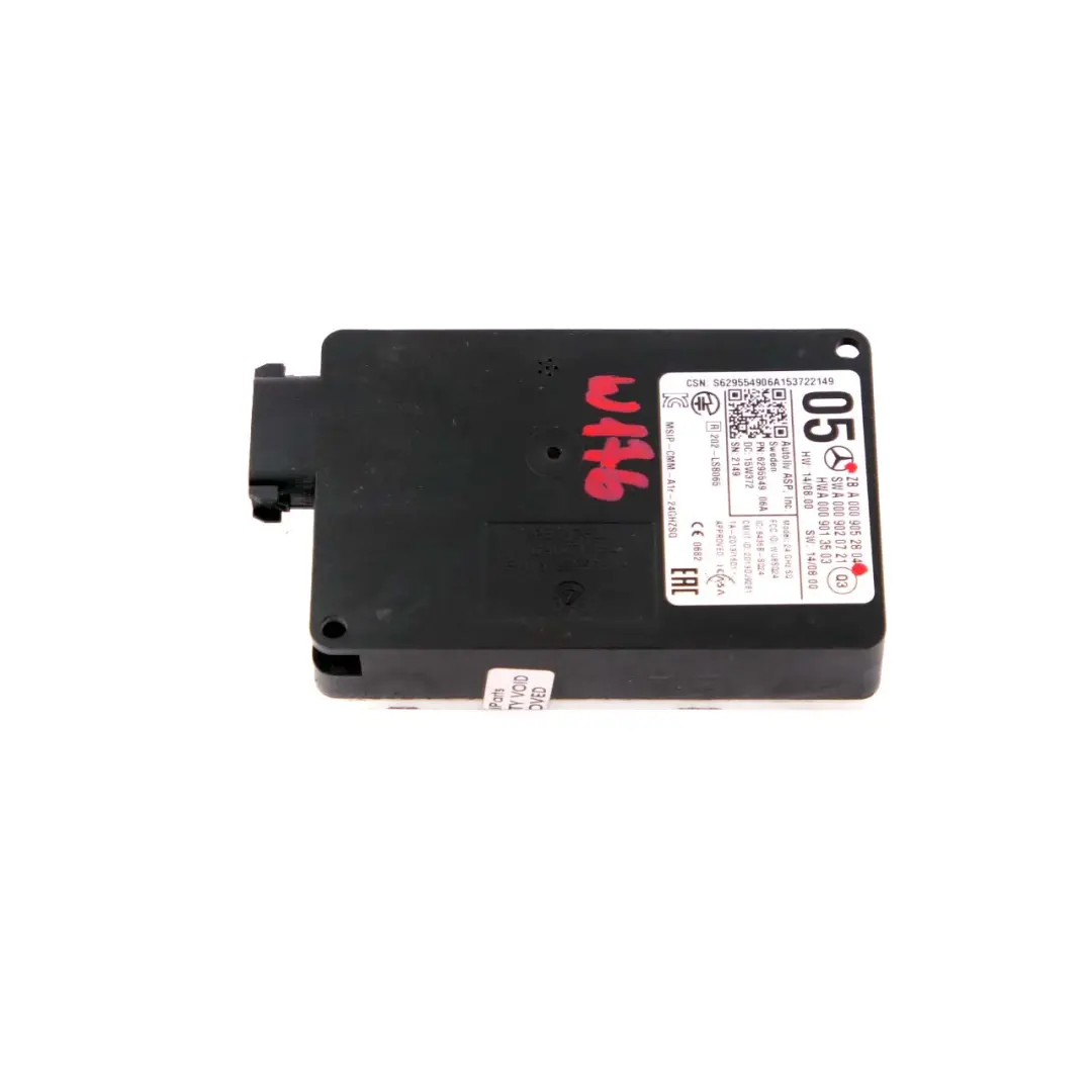  Radar Sensor Mercedes W176 W207 W246 Front Control Unit Module - SKU A0009052804 - Part number A0009052804