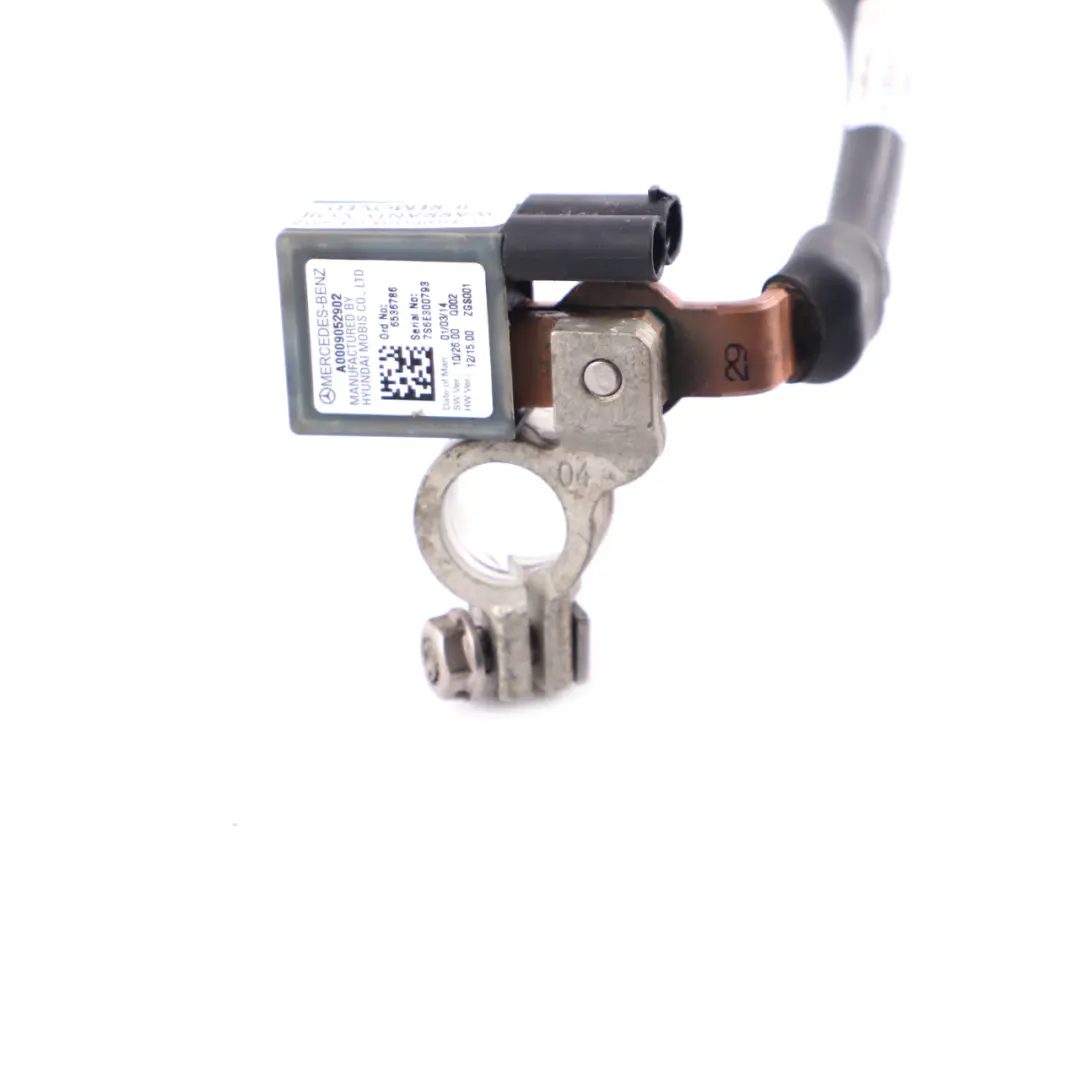 Negative Cable Battery Terminal Wiring to Mercedes W212 with Part number A0009052902 Mercedes W212 Negative Cable Battery Terminal Wiring - SKU rhd-A0009052902 - Part number A0009052902