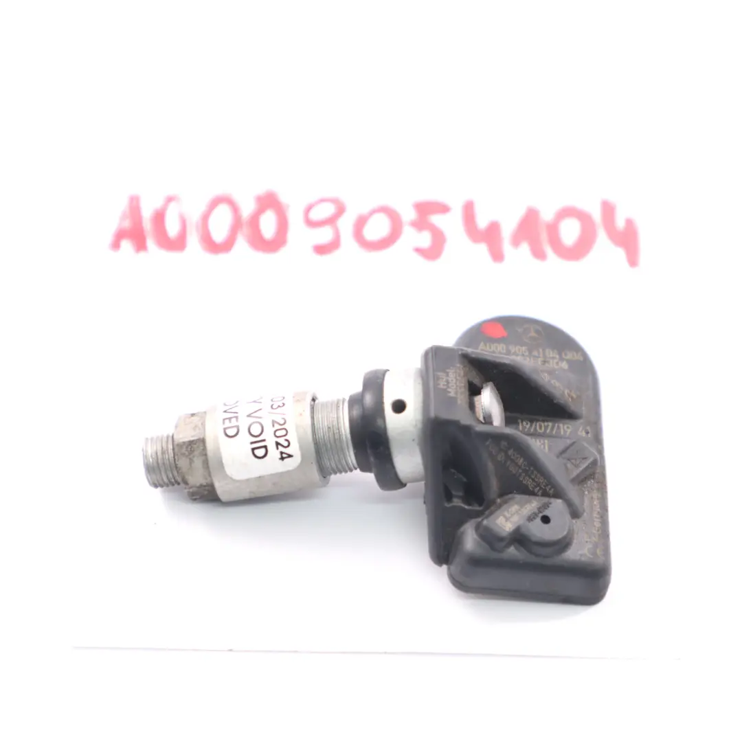 Mercedes W167 C118 Sensor de neumáticos delantero trasero izquierdo derecho - SKU A0009054104-1 - Número de pieza A0009054104